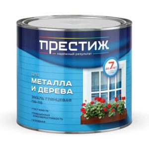 Эмаль ПФ-115 зеленое яблоко 1,9 кг "ПРЕСТИЖ"