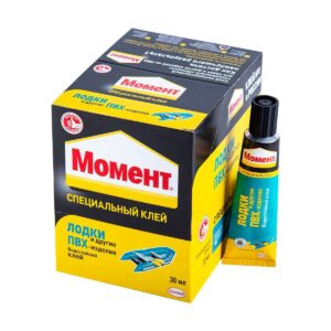 Клей МОМЕНТ д/лодок и ПВХ 30мл. в шоу-боксе 10/20 (Хенкель)