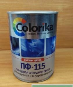 Эмаль ПФ-115 "Colorika" фисташковая 0,8кг