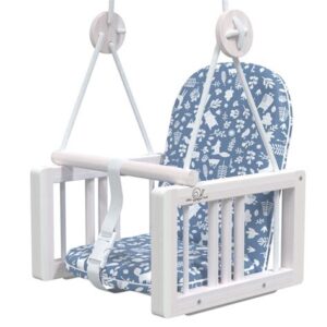 Качели детские подвесные Пуф синий 47652