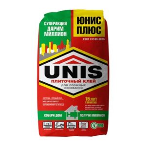 Клей "ЮНИС плюс " 25 кг для плитки