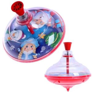 Юла прозрачная «Новый год», 7053068