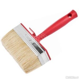 Кисть ракля 30х100мм светлая щетина,пласт.ручка 760-100