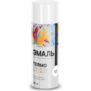 Эмаль аэрозоль ЛАКРА Termo +300°С Белый 1007, 11902 8300199