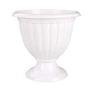 Кашпо Вазон Жасмин 18л М1393 (в ассорт.) на низкой ножке 162273