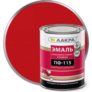 Эмаль ПФ-115 красная 1,9 кг "ПРЕСТИЖ"