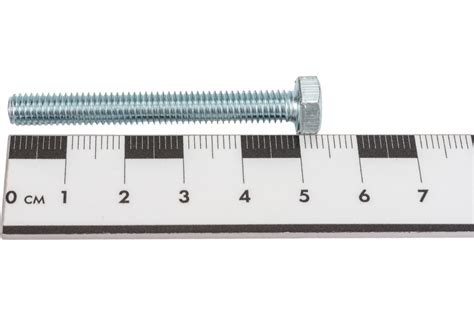 Болт 6х50 шестигр/гол. полная резьба DIN 933(нерж.)