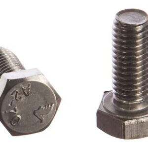 Болт 8х20 шестигр/гол. полная резьба DIN 933(нерж.)