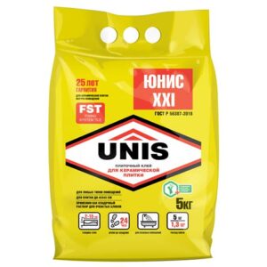 Клей "ЮНИС XXI " 5 кг для плитки