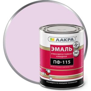 Эмаль ПФ-115 сиреневая 0,9 кг "ПРЕСТИЖ"