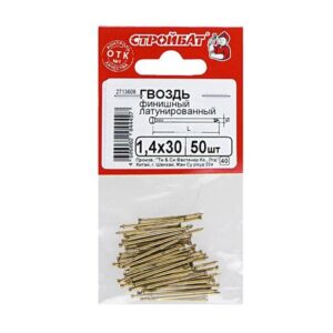 Гвозди финишные латунир. 1,4/30 (50шт) 4747737