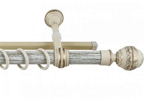 Карниз "Валанс" 2,0 Чайное золото 2х рядный