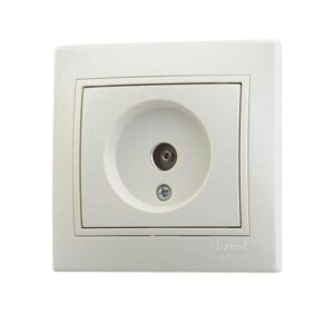 Розетка TV СП Мира оконечн. крем 701-0303-130