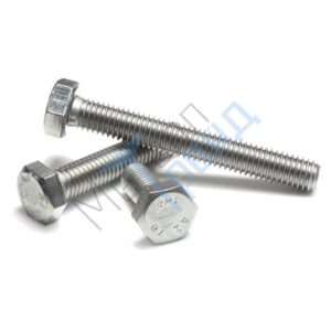 Болт 5х60 шестигр/гол. полная резьба DIN 933(нерж.)