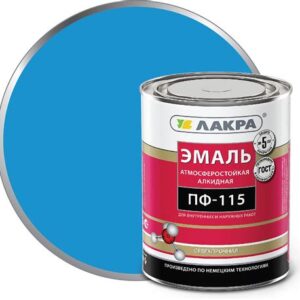 Эмаль ПФ-115 "Colorika" ярко-голубая 6,0кг