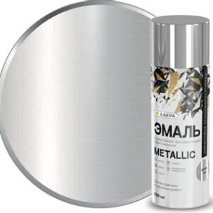 Эмаль аэрозоль ЛАКРА Metallic Эффект хром 318, 11910