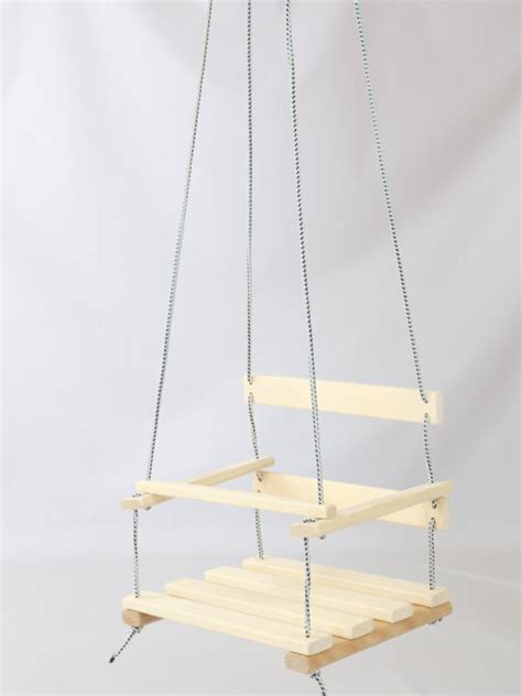 Качели подвесные 50х50х40см деревяннные 3136683