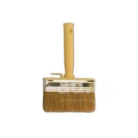 Кисть ракля 30х120мм светлая щетина,пласт.ручка 760-120