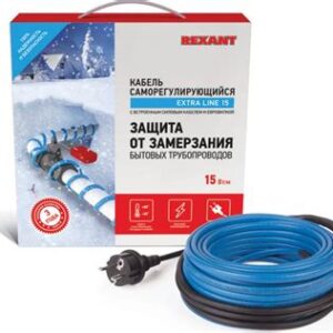 Кабель греющ.саморегулир.на трубу 15MSR-PB 2м 30Вт компл.510616