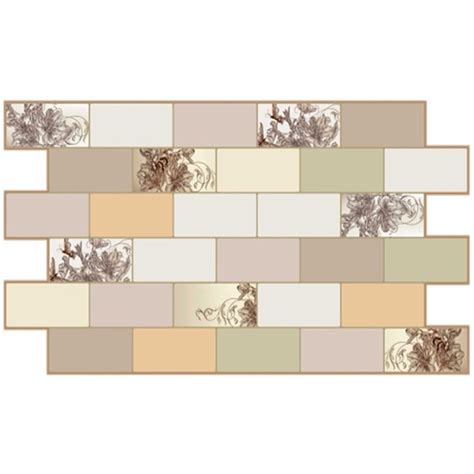 Панель стеновая декорат. ПВХ Грейс 966х484 Плитка Ар Нуво