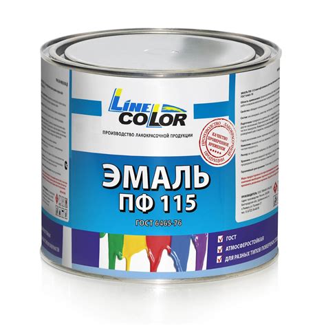 Эмаль ПФ-115 "Colorika" серая 6,0кг
