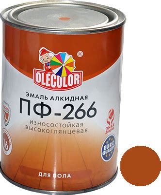 Эмаль ПФ-266 "Colorika" желто-коричневая 2,7кг