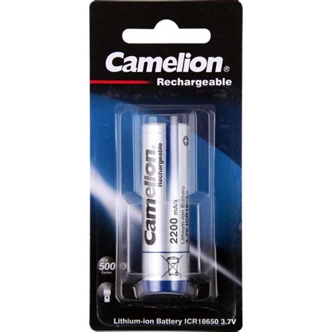Аккумулятор Camelion 18650 3,7v 2200mAh б/защ. 34169