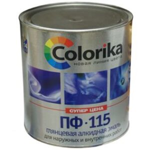 Эмаль ПФ-115 "Colorika" белая 2,7кг